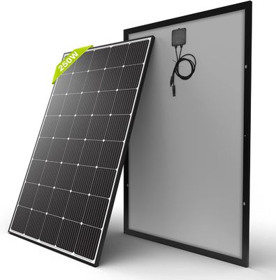 250W 15V একক স্লোয়ার প্যানেল পিভি মডিউল অফ গ্রিড হালকা ওজন