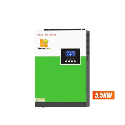 হোম ব্যবহার 5.5KW অফ গ্রিড সৌর সিস্টেম 220/230V সবুজ সঙ্গে সৌর ইনভার্টার