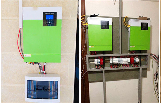 হোম ব্যবহার 5.5KW অফ গ্রিড সৌর সিস্টেম 220/230V সবুজ সঙ্গে সৌর ইনভার্টার