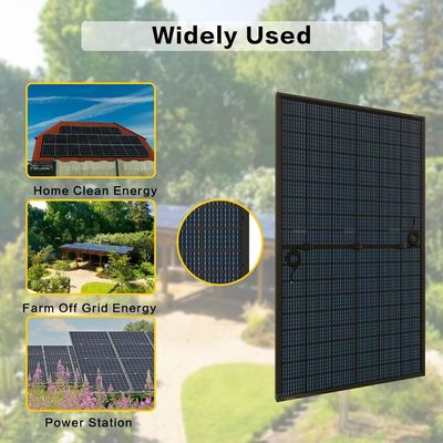 400W PV একক স্ফটিক দ্বি-মুখী সৌর প্যানেল কিট 10BB
