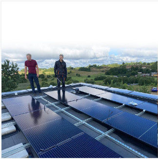 5.5KW / 11KW সম্পূর্ণ অফ গ্রিড সৌর সিস্টেম সাদা সঙ্গে একা ব্যাটারি সিস্টেম