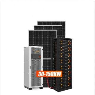 30KW 50KW 100KW অফ গ্রিড/হাইব্রিড সোলার পাওয়ার সিস্টেম বাণিজ্যিক ও শিল্পের জন্য