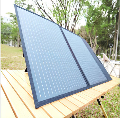 FT60 ফোল্ডেবল সোলার প্যানেল 60W চার্জার কম্বল কালো সঙ্গে জলরোধী IP65