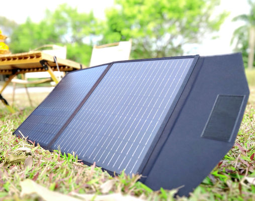 FT60 ফোল্ডেবল সোলার প্যানেল 60W চার্জার কম্বল কালো সঙ্গে জলরোধী IP65