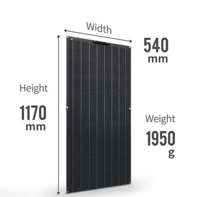 অফ গ্রিড নমনীয় সৌর প্যানেল কিট 150W 18V