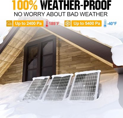 মোটরসাইকেল অটোমোটিভের জন্য 20W 12V সৌর প্যানেল ব্যাটারি চার্জার ট্রিকল রক্ষণাবেক্ষণকারী