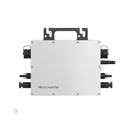 IP65 3000W 6000W সৌর মাইক্রো ইনভার্টার অন গ্রিড AC120V 230V সাদা এবং কালো সঙ্গে