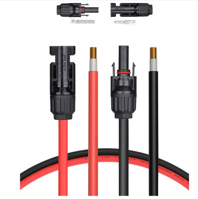 10AWG পিভি এক্সটেনশন ক্যাবল সৌর প্যানেল আনলক জন্য পোর্টেবল সৌর প্যানেল