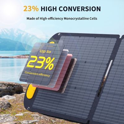 পোর্টেবল হাইব্রিড একক সৌর প্যানেল 110W 19V IP67 জলরোধী