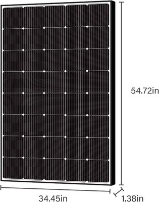 250W 15V একক স্লোয়ার প্যানেল পিভি মডিউল অফ গ্রিড হালকা ওজন