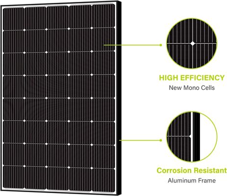 250W 15V একক স্লোয়ার প্যানেল পিভি মডিউল অফ গ্রিড হালকা ওজন