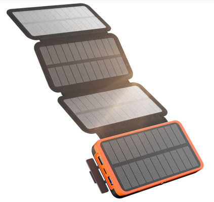 22.5W 27000mAh পোর্টেবল সোলার চার্জার পাওয়ার ব্যাংক মোবাইল ফোনের জন্য