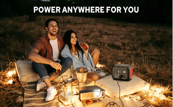 228Wh সৌর লিথিয়াম ব্যাটারি 300W নেতৃত্বাধীন আলো সহ পোর্টেবল পাওয়ার স্টেশন