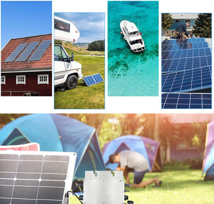 FTB1200 PV সৌর মাইক্রো ইনভার্টার পাওয়ার জেনারেশন সিস্টেম সাদা সঙ্গে