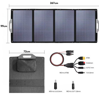 পোর্টেবল সৌর ভাঁজ কম্বল 400W IP67 পাওয়ার স্টেশন জন্য জলরোধী