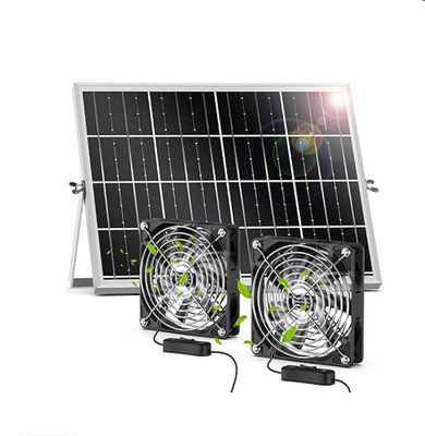 FTBM22 সৌর চালিত ফ্যান, 22W সৌর প্যানেলের সাথে সৌর ফ্যান কিট IP67 জলরোধী