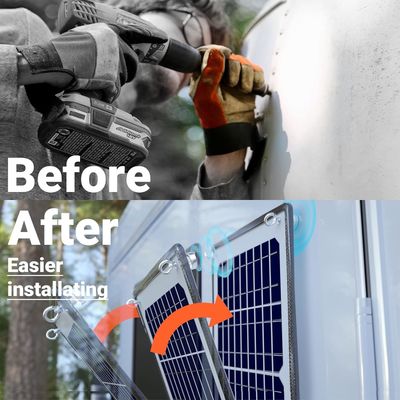 10W 12V চৌম্বকীয় সৌর ব্যাটারি চার্জার ট্রিকল রক্ষণাবেক্ষণকারী নৌকা জন্য জলরোধী