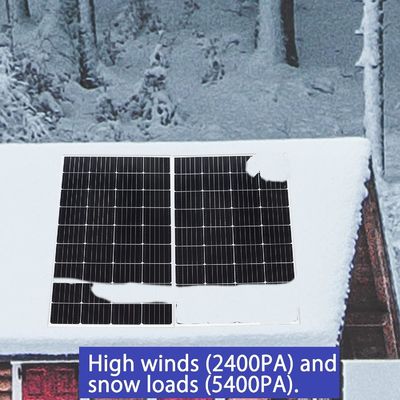 12V 24V Mono PV Rigid সৌর প্যানেল মডিউল 300W 150W পাওয়ার