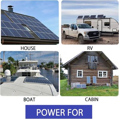 12V 24V Mono PV Rigid সৌর প্যানেল মডিউল 300W 150W পাওয়ার